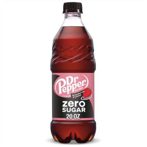 Dr Pepper Strawberries & Cream Zero Sugar Soda - Cream Ready